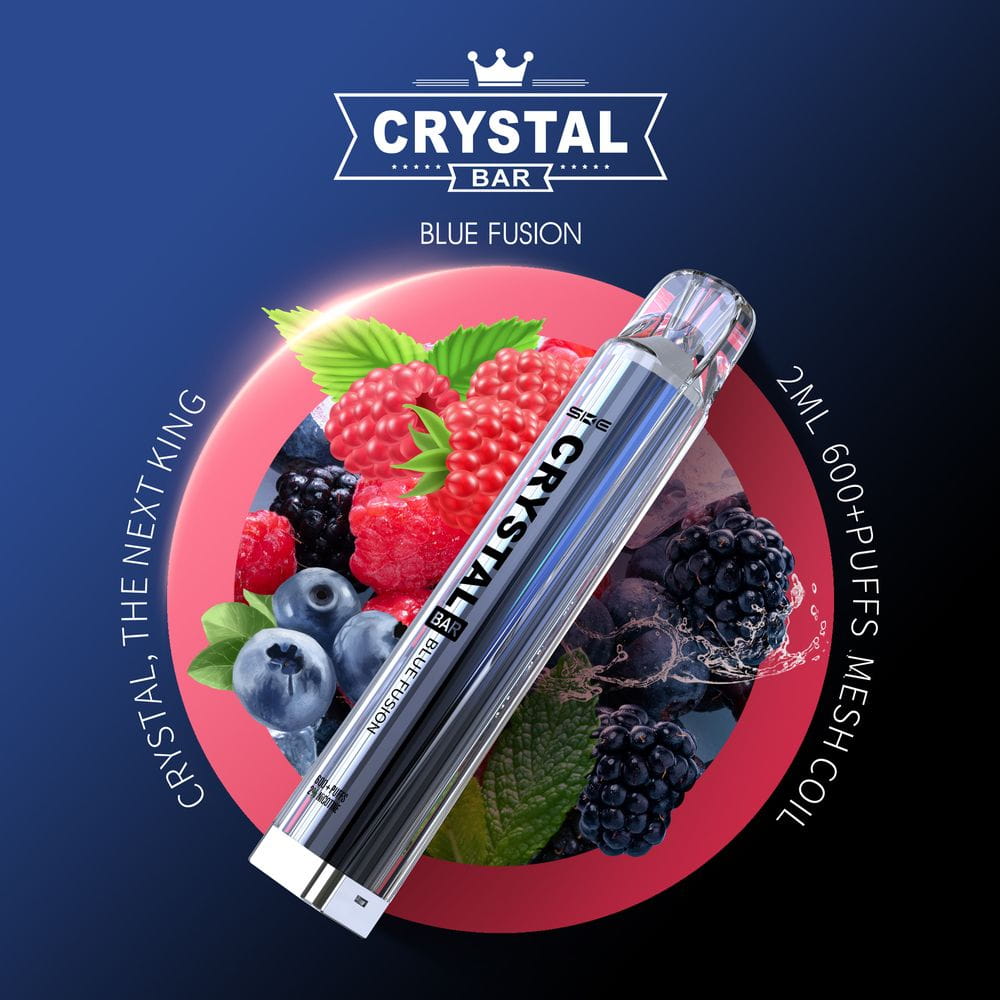 Crystal Bar - Blue Fusion 2% Nikotin 600 Züge