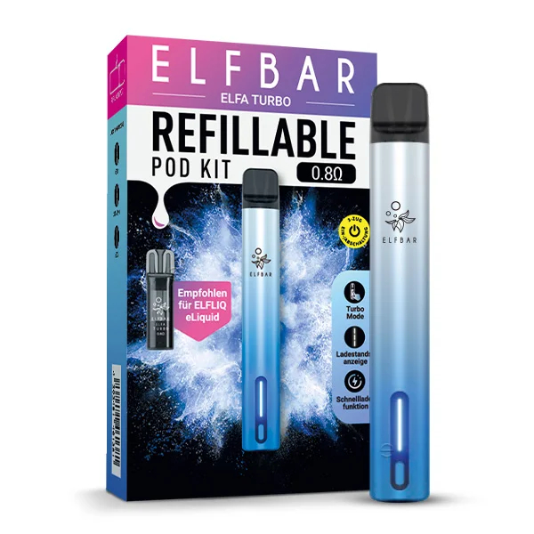 Elfbar - Elfa Turbo Pod Kit - Aurora Cyan