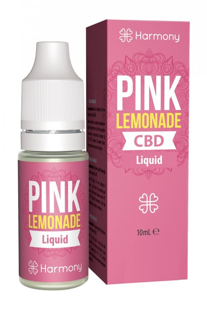 Harmony CBD Liquid Pink Lemonade 10ml 300mg Harmony CBD Liquid Pink Lemonade 10ml 300mg
