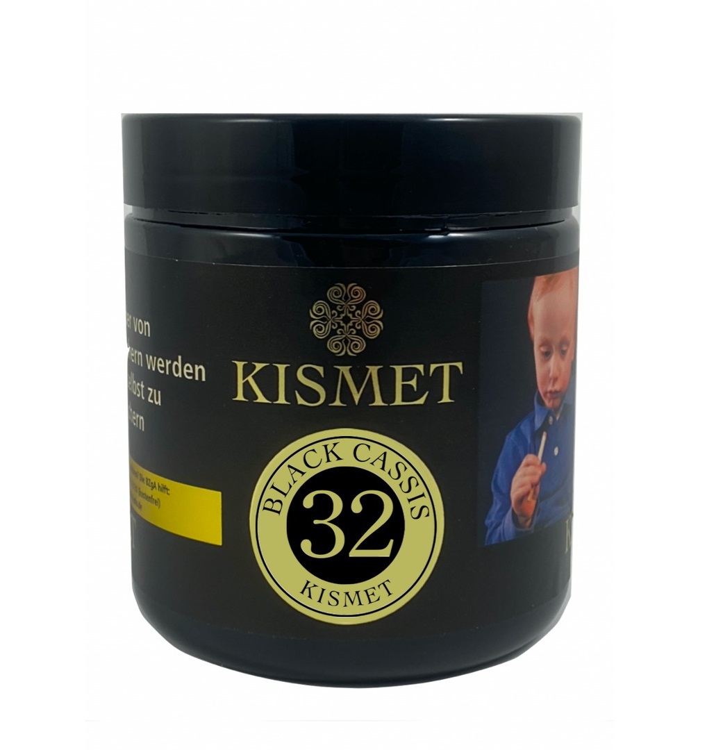 Kismet Shisha Tabak - Black Cassis #32 200g