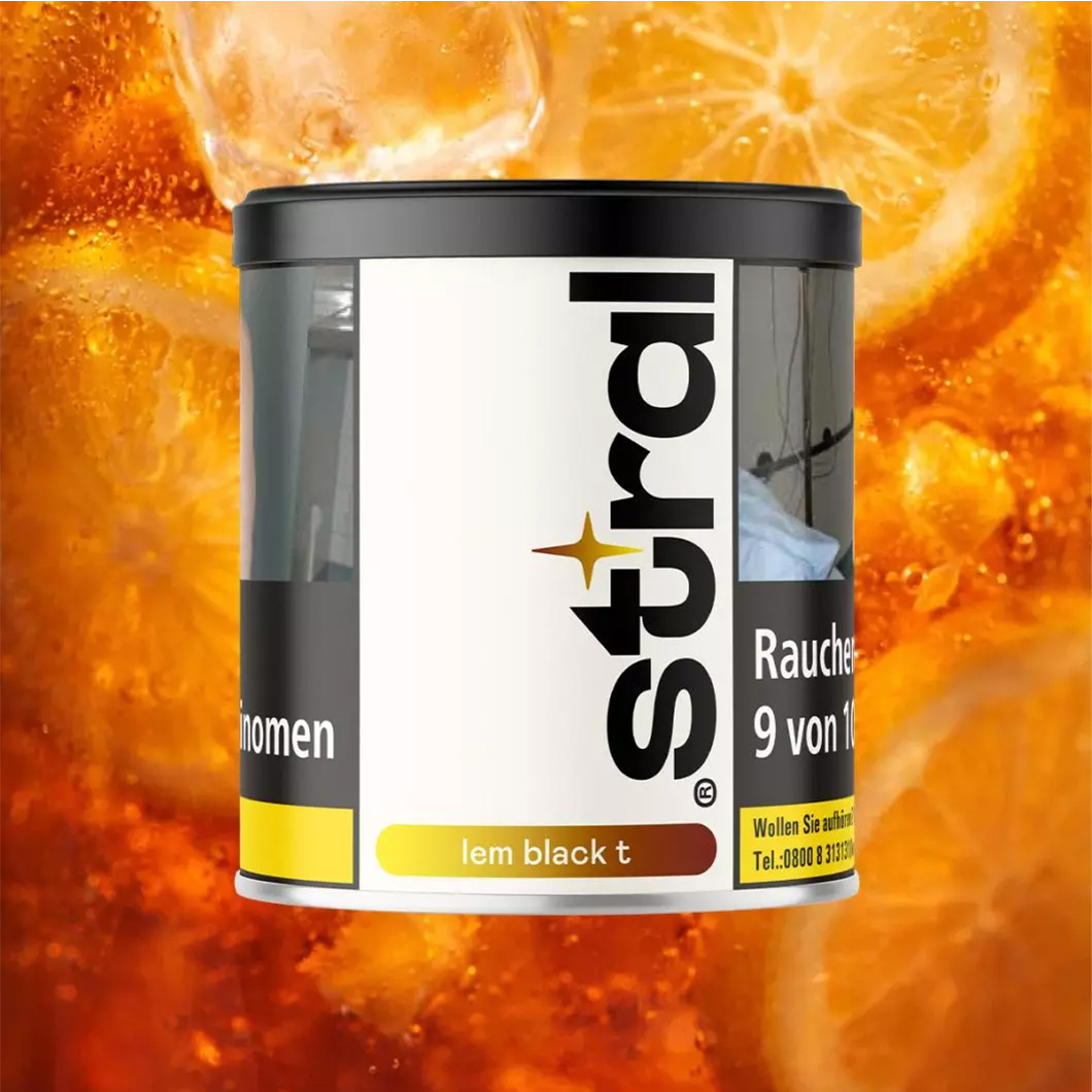 Stral Virginia Shisha Tabak Lem Black T 200g Stral Virginia Shisha Tabak Lem Black T 200g
