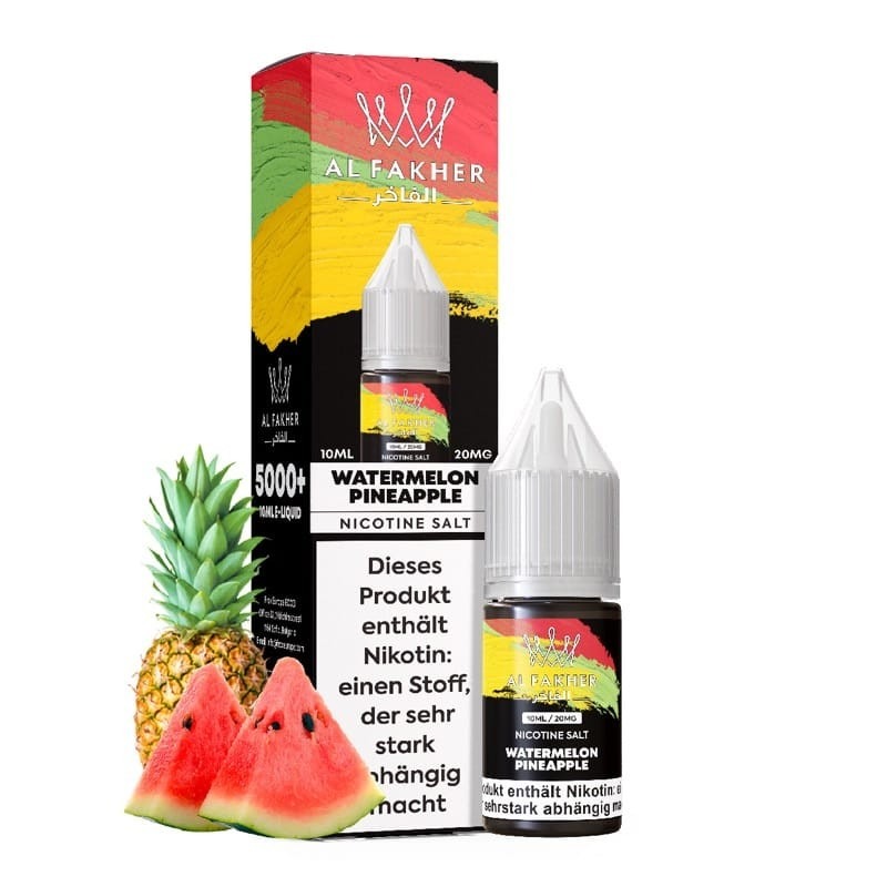 Al Fakher Liquid Watermelon Pineapple 20mg 10ml Al Fakher Liquid Watermelon Pineapple 20mg 10ml