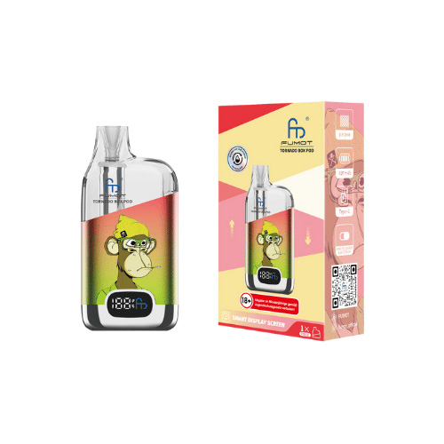 Randm Tornado Box Pod 12000 Green Red Randm Tornado Box Pod 12000 Green Red