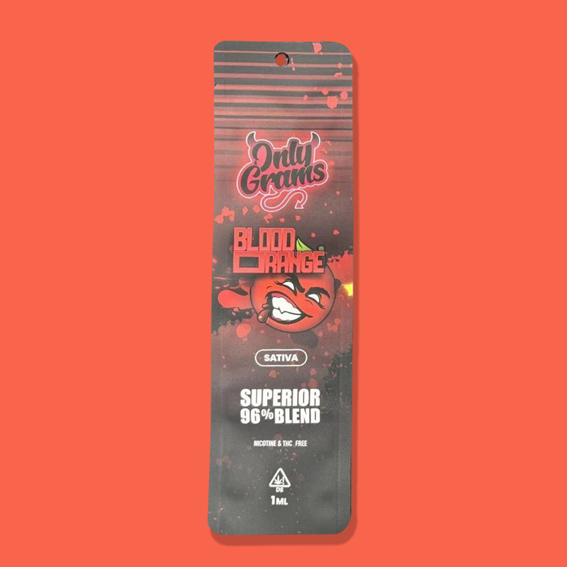 Only Grams Superior Blend Vape - Blood Orange 1ml