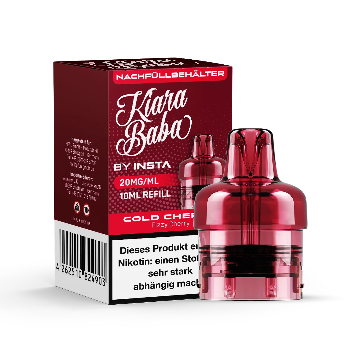 Kiara Baba 10k Pod Cold Cherry 20mg 10ml Kiara Baba 10k Pod Cold Cherry 20mg 10ml