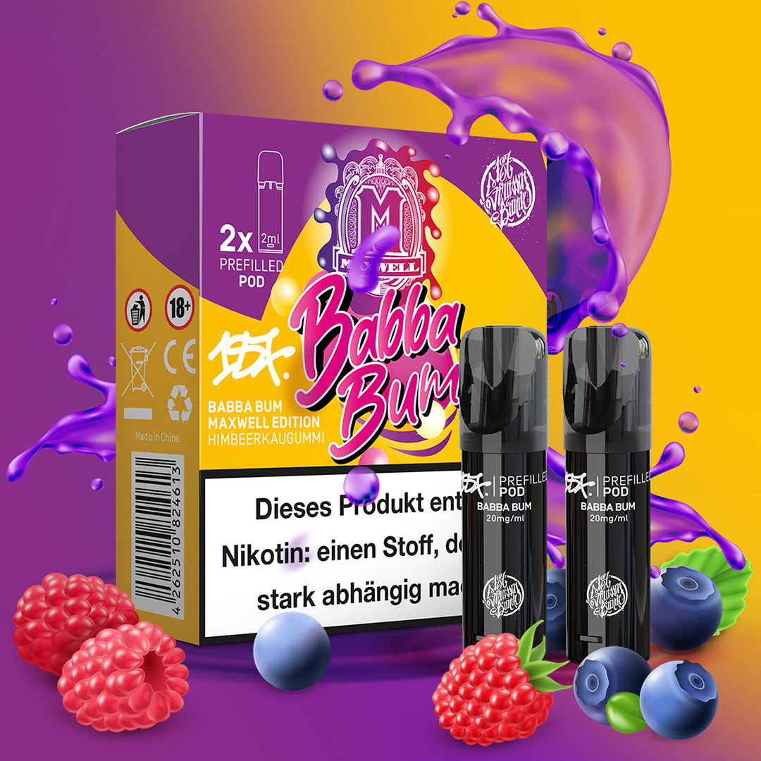 187 Vape Pod Babba Bum 2er Pack 187 Vape Pod Babba Bum 2er Pack