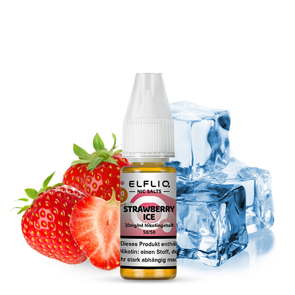 Elfbar Elfliq Strawberry Ice 10mg 10ml Elfbar Elfliq Strawberry Ice 10mg 10ml