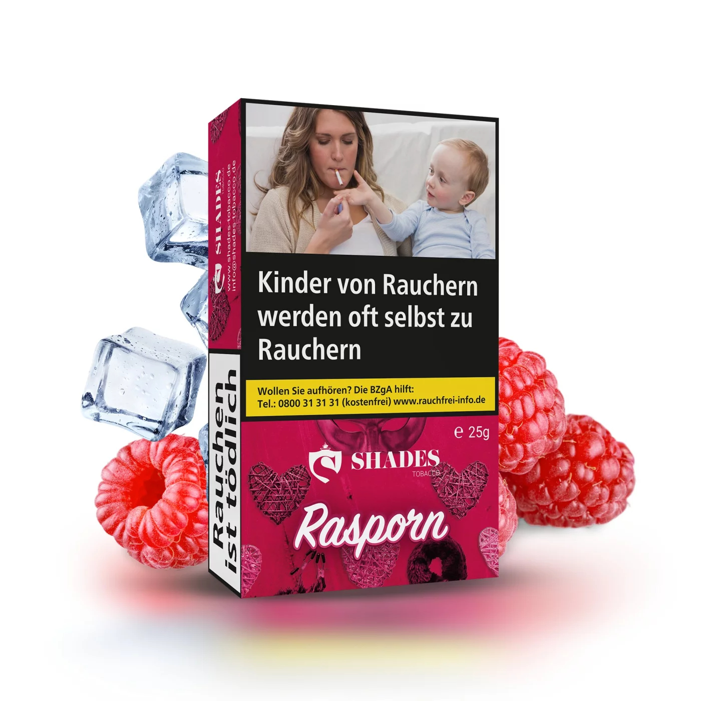 Shades Shisha Tabak Rasporn 25g Shades Shisha Tabak Rasporn 25g