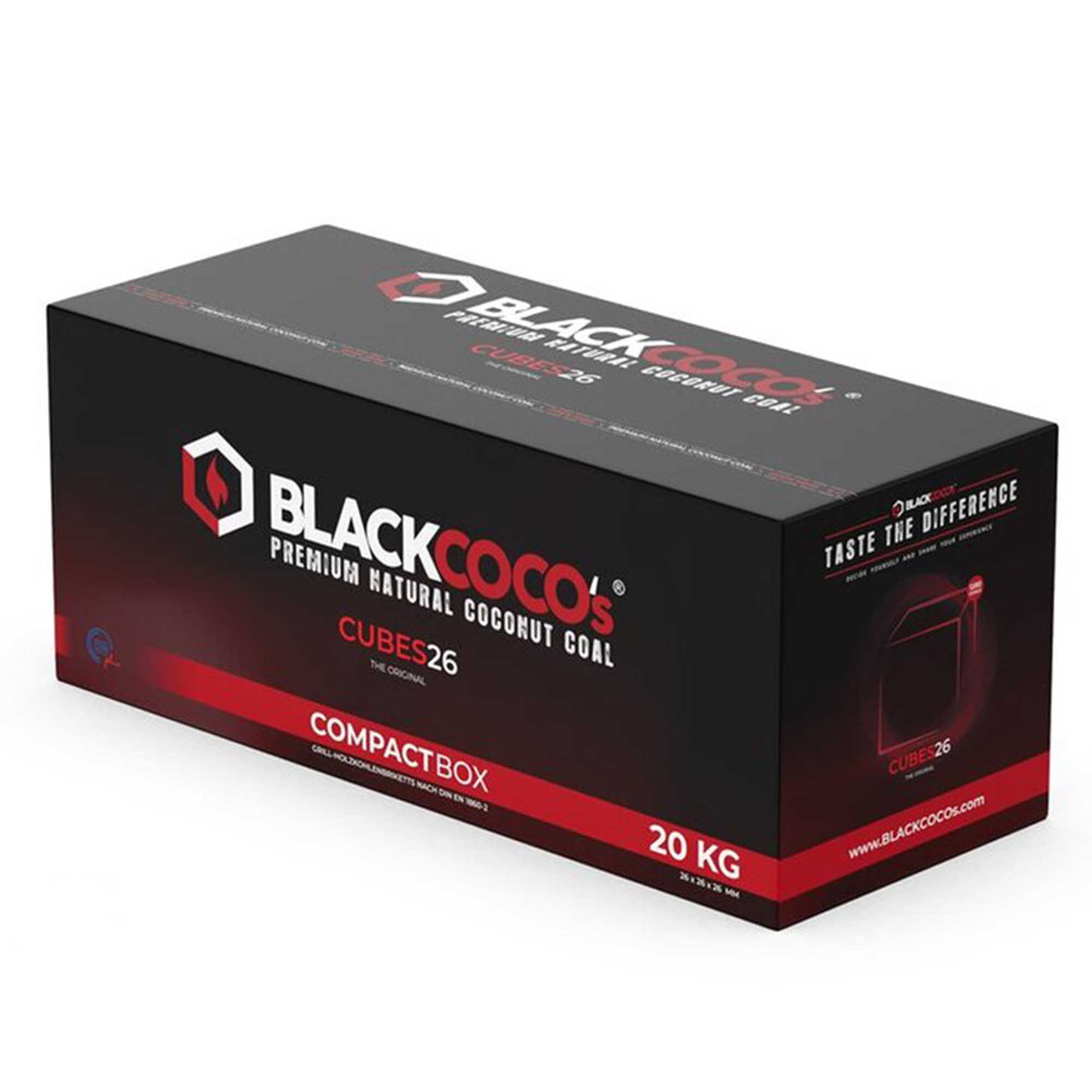 Black Coco´s Naturkohle - 26er - 20 Kg Black Coco´s Naturkohle - 26er - 20 Kg