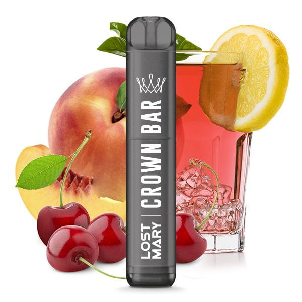 Crown Bar by Al Fakher x Lost Mary - Cherry Peach Lemonade 2% Nikotin 600 Züge