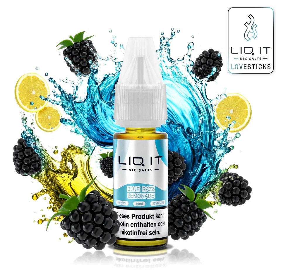 Lovesticks Liq It Liquid Blue Razz Lemonade 10ml Lovesticks Liq It Liquid Blue Razz Lemonade 10ml