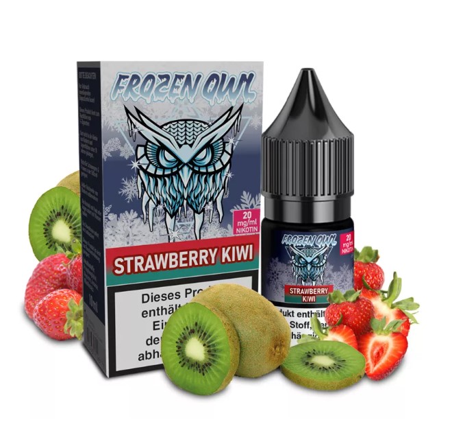 Frozen Owl - Strawberry Kiwi Nikotinsalz Liquid 10ml | 20mg/ml