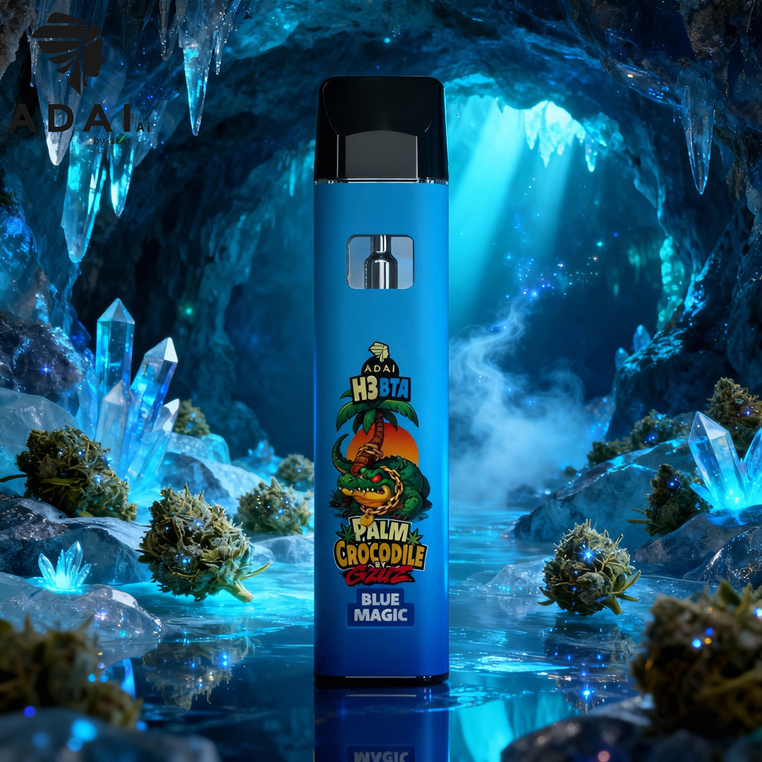 Palm Crocodile by GZUZ H3BTA Vape Blue Magic 1ml Palm Crocodile by GZUZ H3BTA Vape Blue Magic 1ml