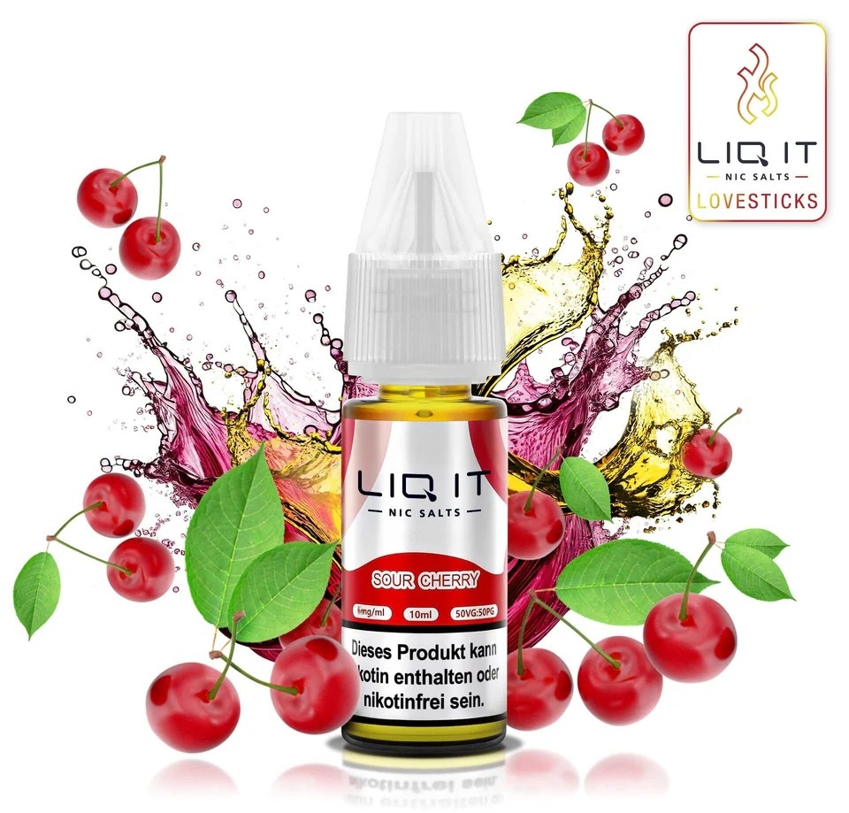 Lovesticks Liq It Liquid Sour Cherry 10ml Lovesticks Liq It Liquid Sour Cherry 10ml