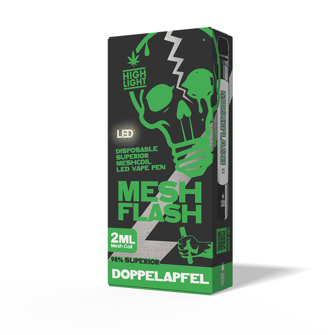 Mesh Flash H2 Superior Blend Vape Doppelapfel 2ml Mesh Flash H2 Superior Blend Vape Doppelapfel 2ml