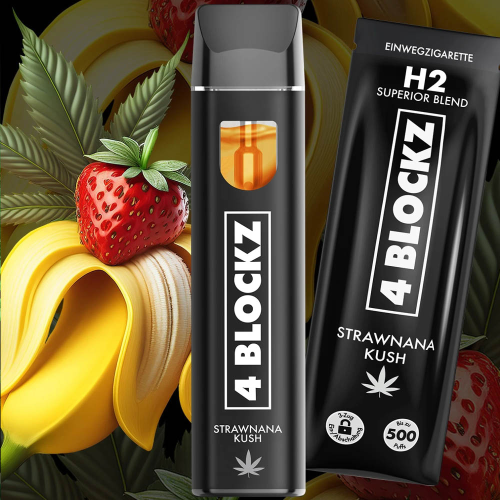 4 Blockz H2 Superior Vape Strawnana Kush 4 Blockz H2 Superior Vape Strawnana Kush