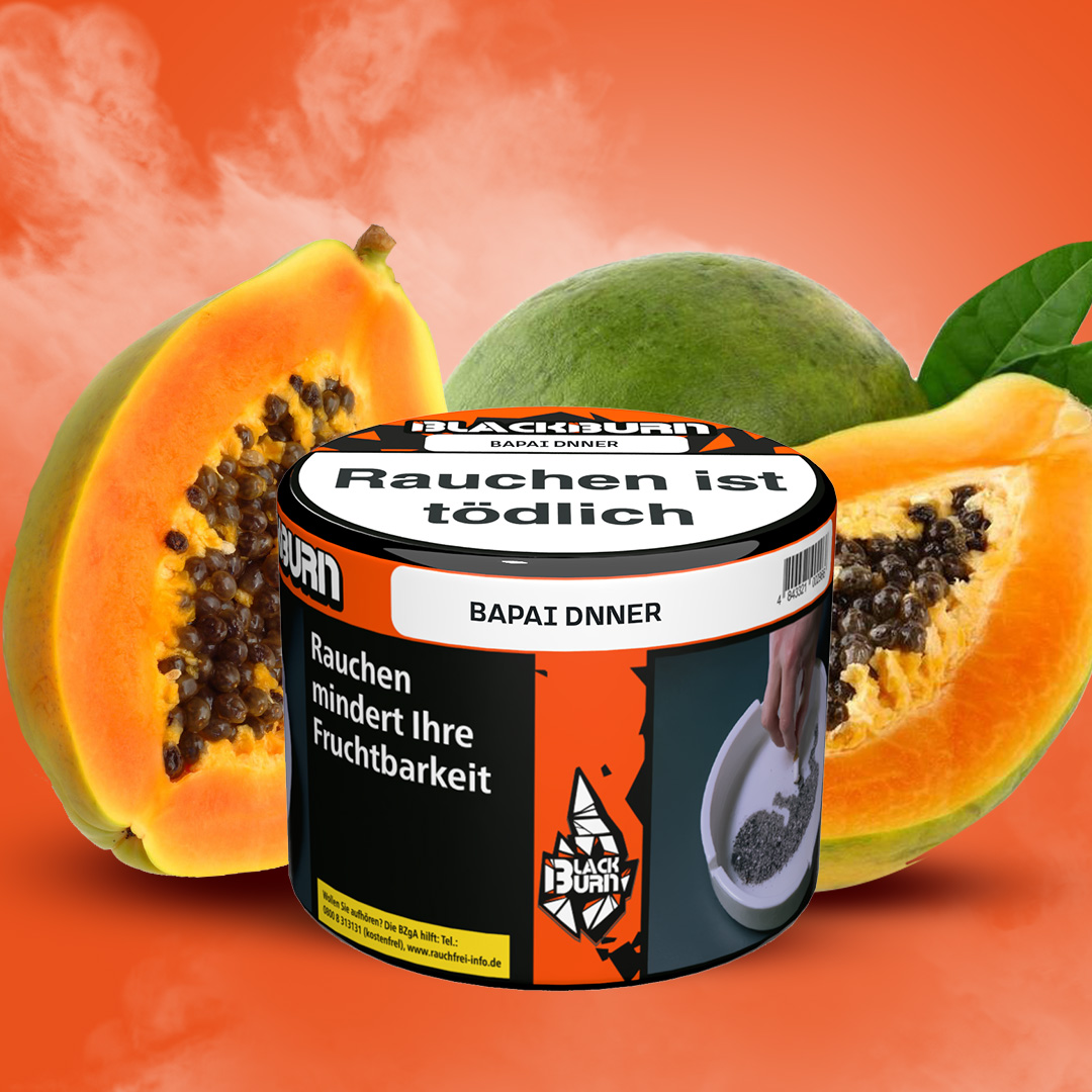 Blackburn Darkblend Shisha Tabak Bapai Dinner 200g