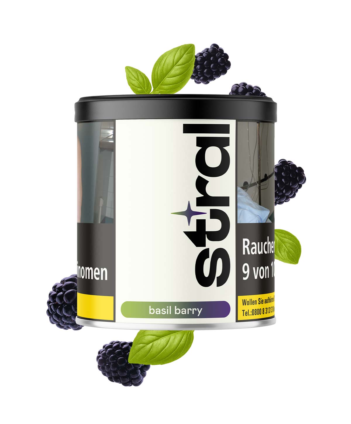 Stral Shisha Tabak Basil Barry 200g Stral Shisha Tabak Basil Barry 200g