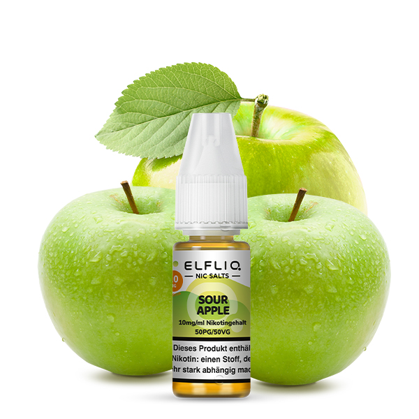 Elfbar Elfliq Sour Apple 10mg 10ml