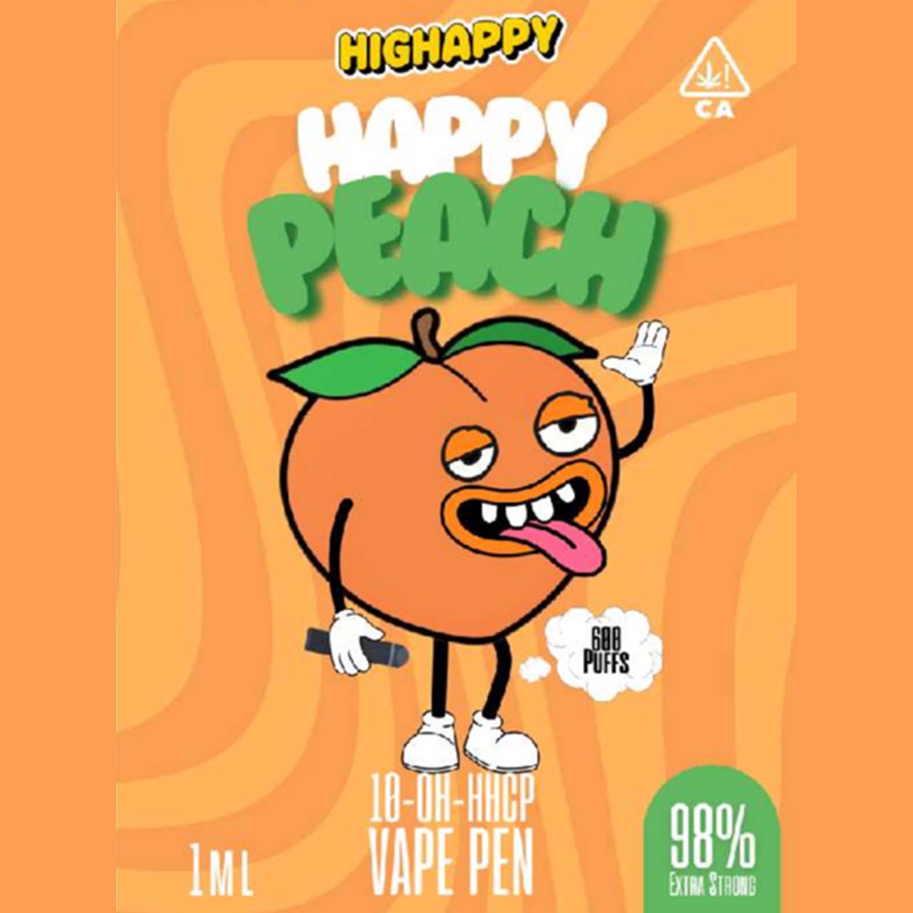 Highappy 10-OH-HHC P Vape - Happy Peach 1ml