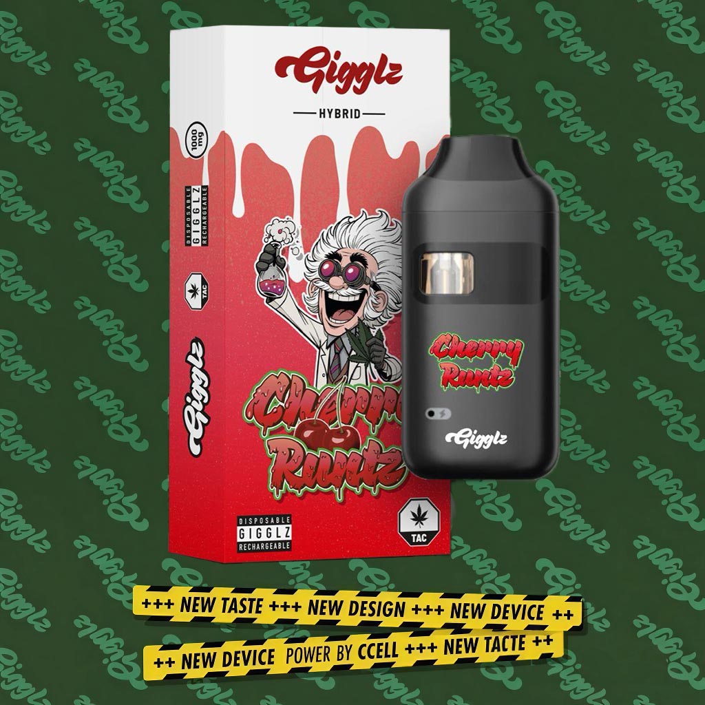 Gigglz Cherry Runtz TAC Vape 1ml Gigglz Cherry Runtz TAC Vape 1ml