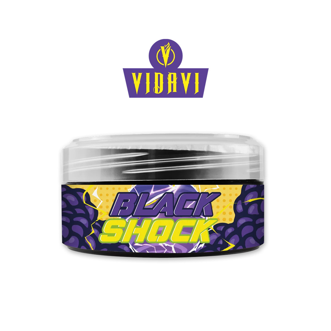 Vidavi Virginia Shisha Tabak Black Shock 100g Vidavi Virginia Shisha Tabak Black Shock 100g