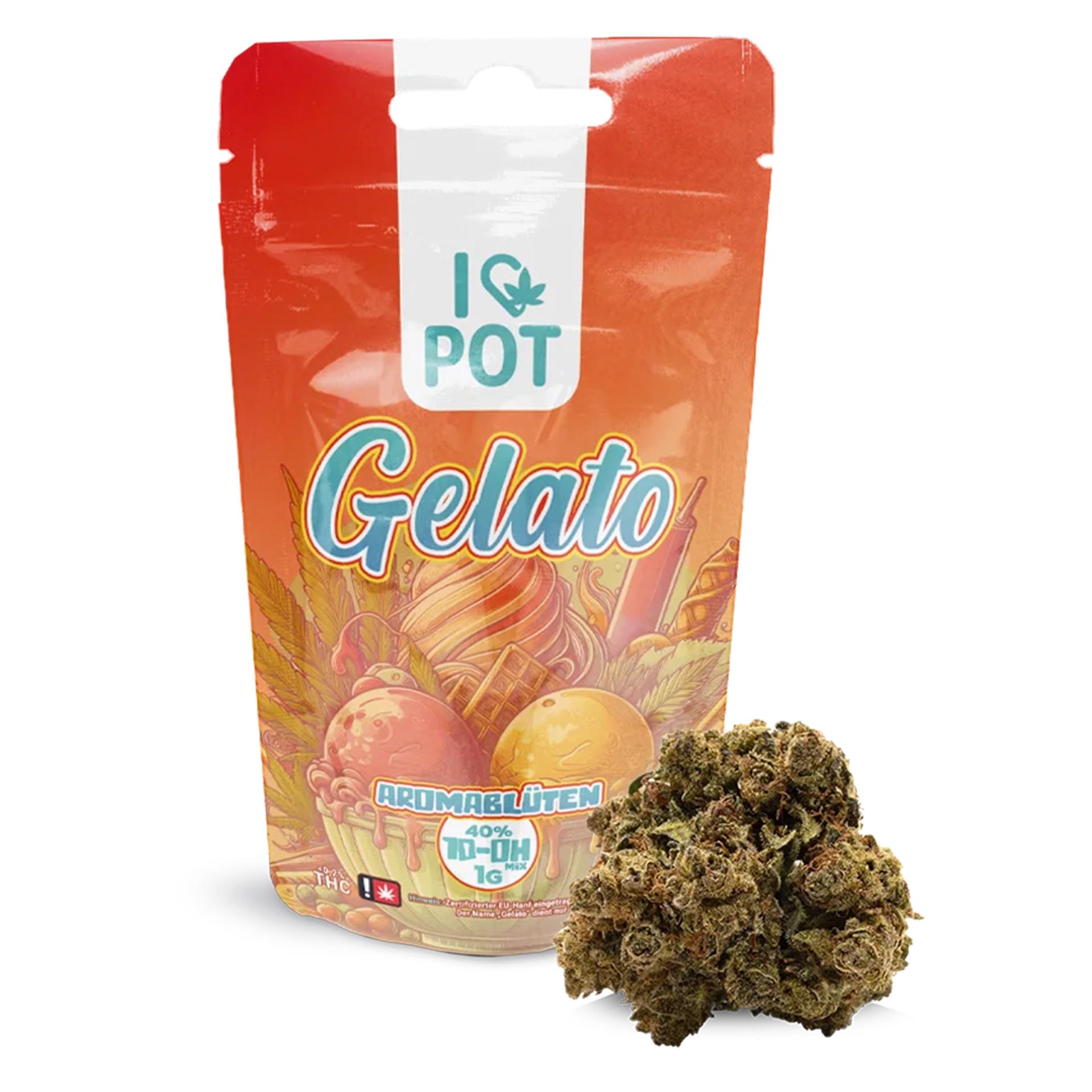 I Love Pot 10-OH Mix Blüte 1g Gelato