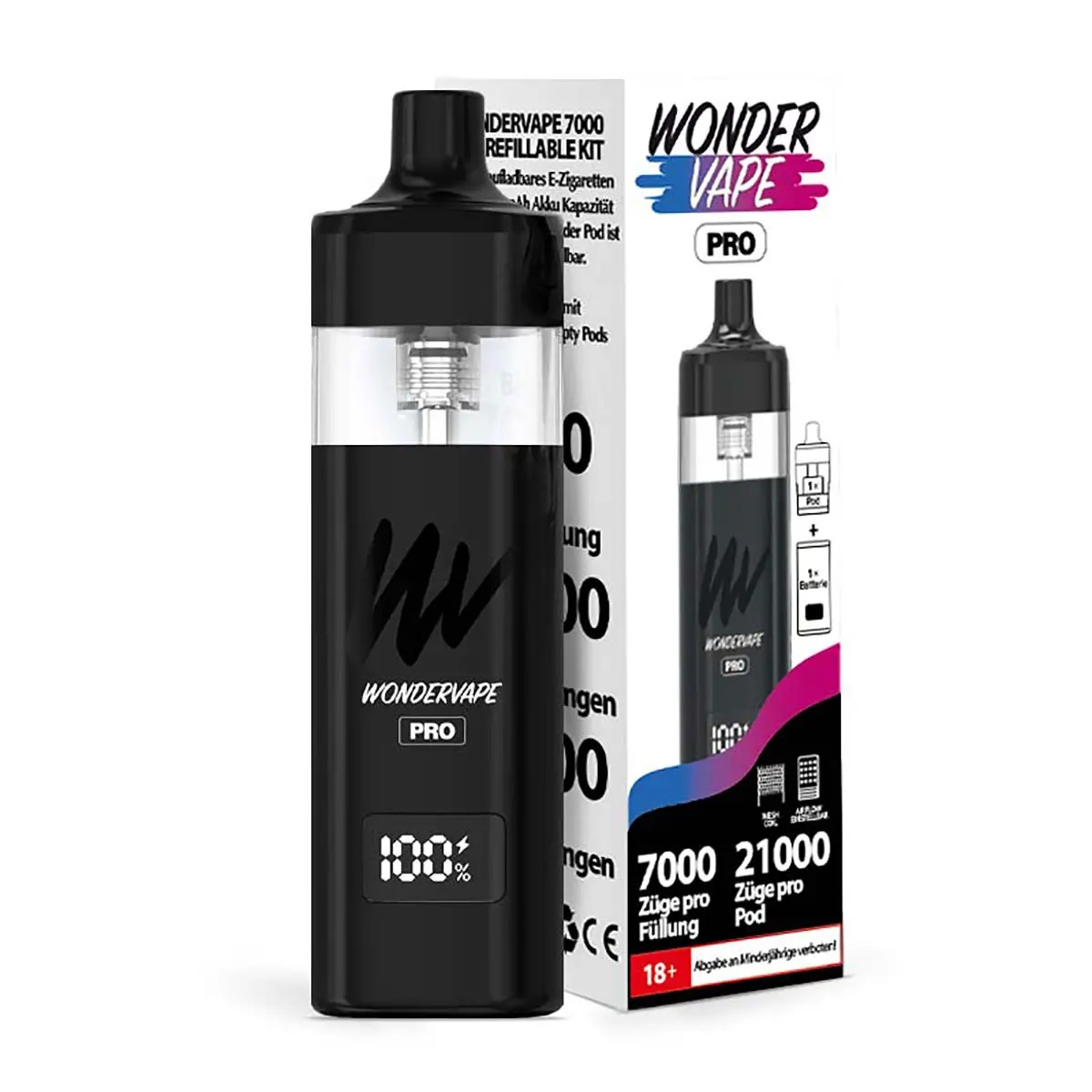 Wondervape 7000 Pro Pod Kit Box Wondervape 7000 Pro Pod Kit Box