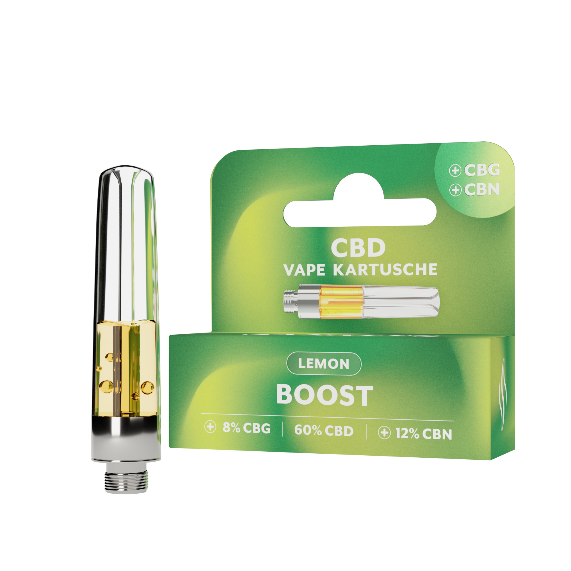 Sanaleo 60% CBD Kartusche - Lemon (Boost) - 0,5ml