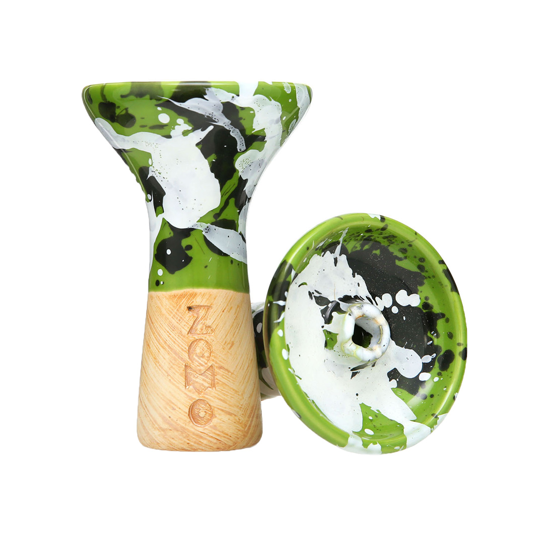Moon X Zomo Shisha Phunnel Kopf Drop Green Moon X Zomo Shisha Phunnel Kopf Drop Green