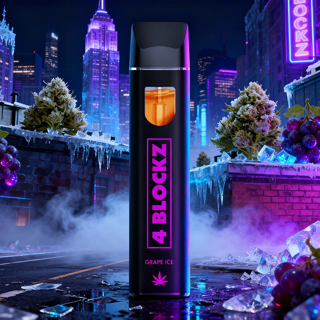 4 Blockz H3BTA Vape Grape Ice 1ml 4 Blockz H3BTA Vape Grape Ice 1ml