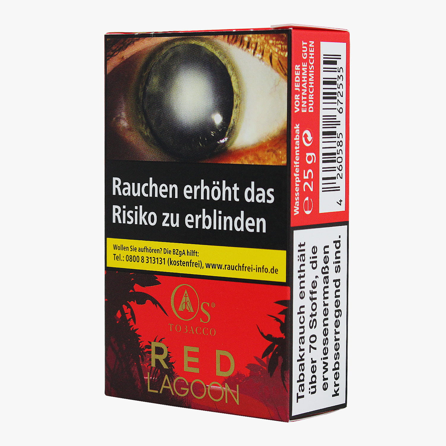 TOS25rl OS Shisha Tabak Red Lagoon 25g