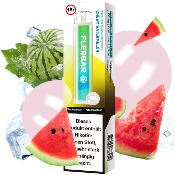 Flerbar - Chewy Watermelon 2% Nikotin 600 Züge