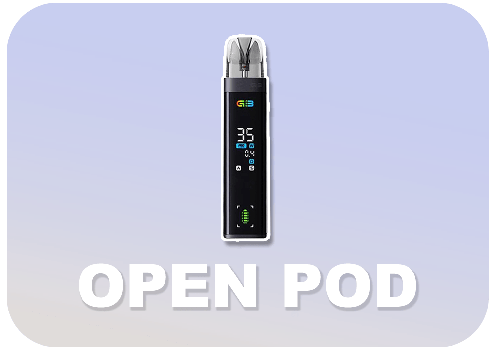 Button zu der Open Pod Kategorie