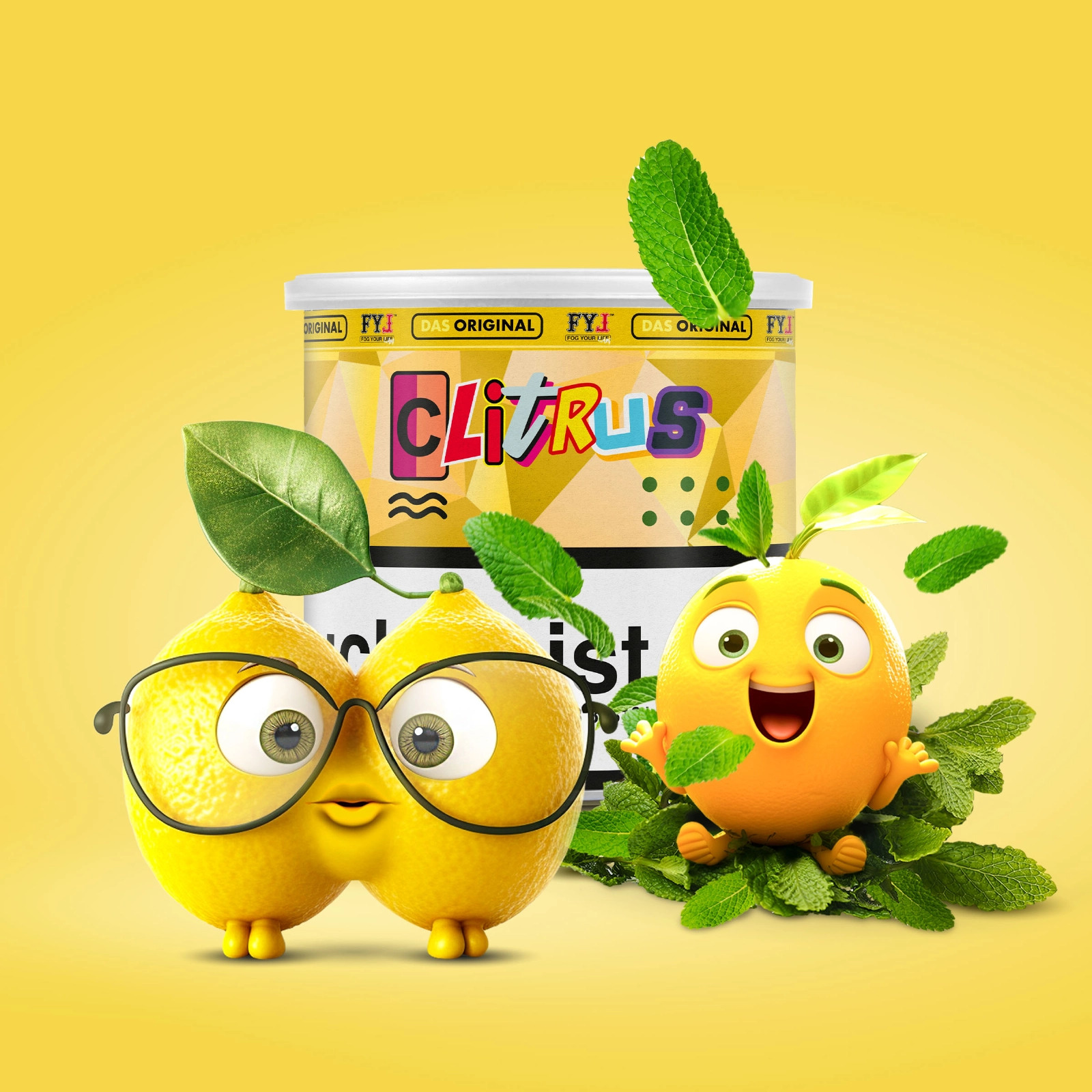 Hookain Fog Your Law Pfeifentabak Clitrus 70g Hookain Fog Your Law Pfeifentabak Clitrus 70g