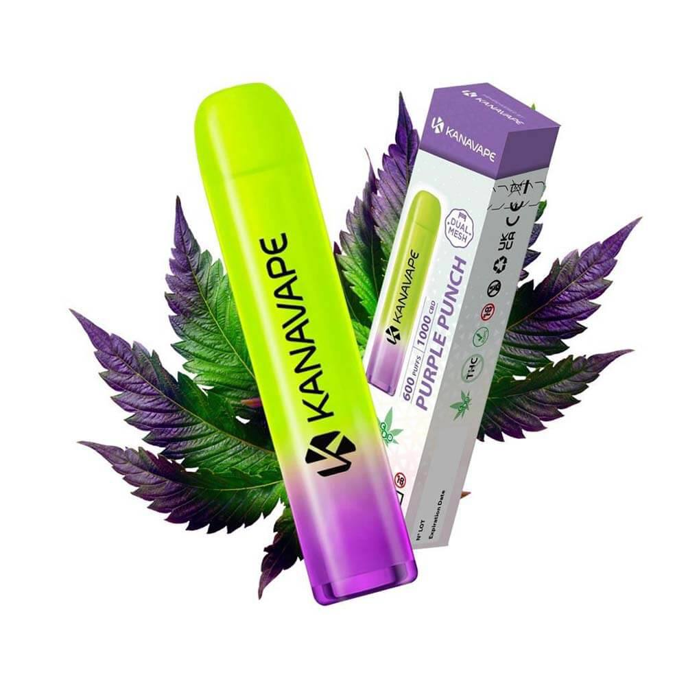 Kanavape CBD Vape Einweg E-Zigarette - Purple Punch - 2ml