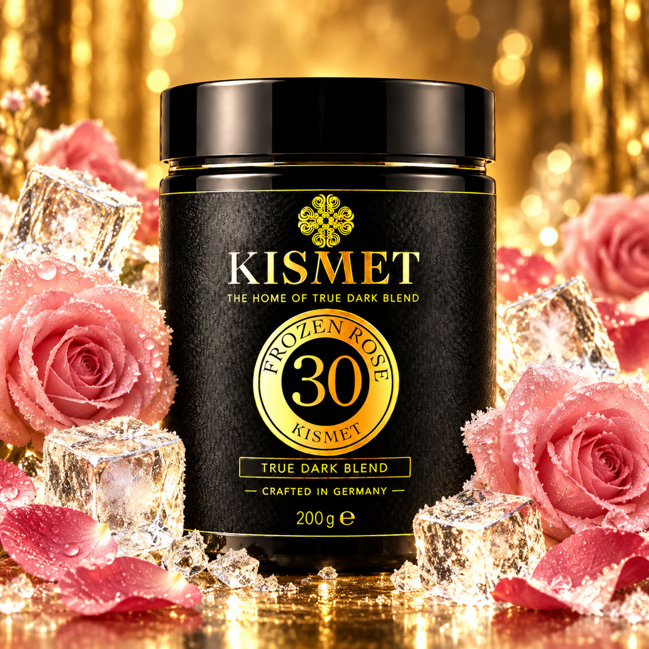 Kismet Darkblend Shisha Tabak Frozen Rose #30 200g Kismet Darkblend Shisha Tabak Frozen Rose #30 200g