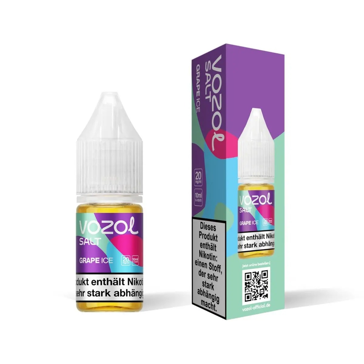 Vozol - Grape Ice Nikotinsalz Liquid 10ml | 20mg/ml