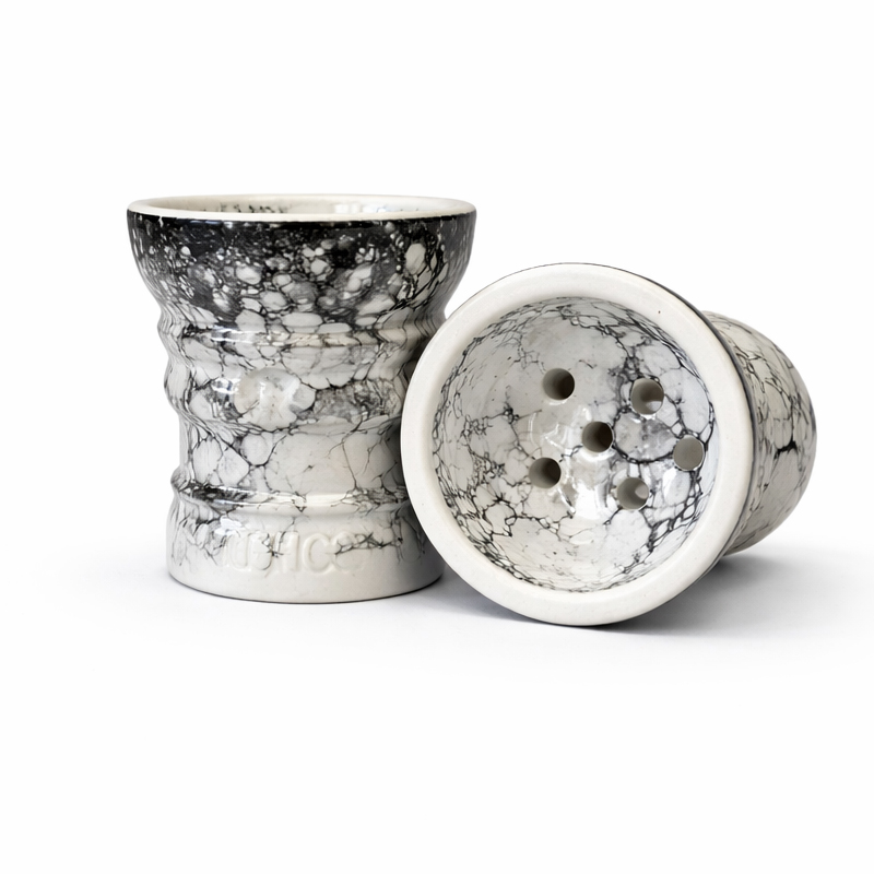 Thicc Bowl Plus Shisha Mehrlochkopf Stena Turkish White Marble Thicc Bowl Plus Shisha Mehrlochkopf Stena Turkish White Marble