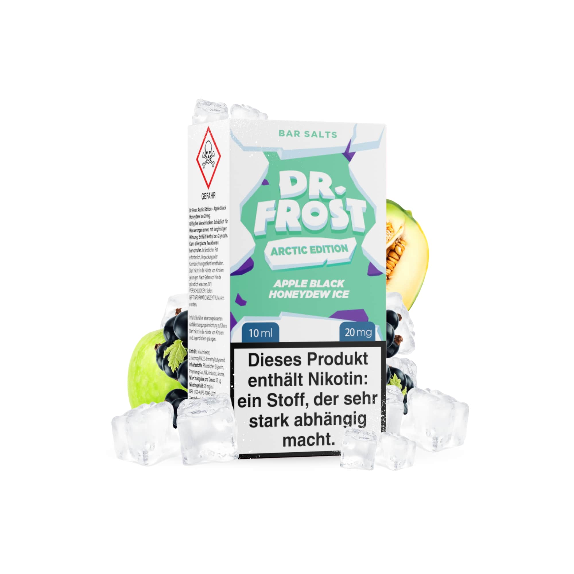Dr. Frost Arctic Edition Apple Black Honeydew Ice Nikotinsalz Liquid 10ml 20mg Dr. Frost Arctic Edition Apple Black Honeydew Ice Nikotinsalz Liquid 10ml 20mg