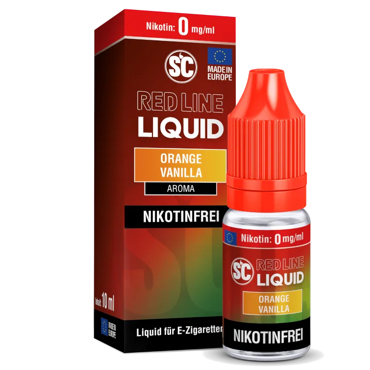 SC Red Line Liquid Orange Vanilla 10ml 0mg SC Red Line Liquid Orange Vanilla 10ml 0mg