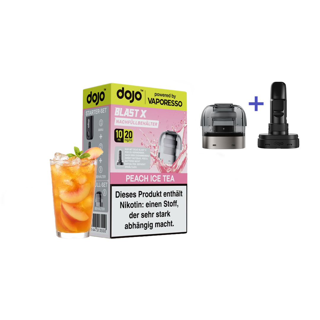 Dojo Blast X Pod Peach Ice Tea 10ml Dojo Blast X Pod Peach Ice Tea 10ml