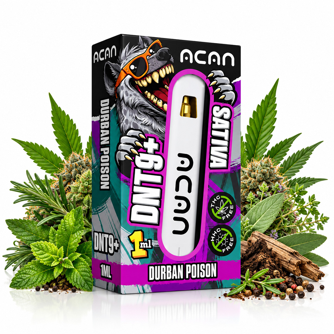 Acan DNT-9+ Vape Durban Poison 1ml Acan DNT-9+ Vape Durban Poison 1ml