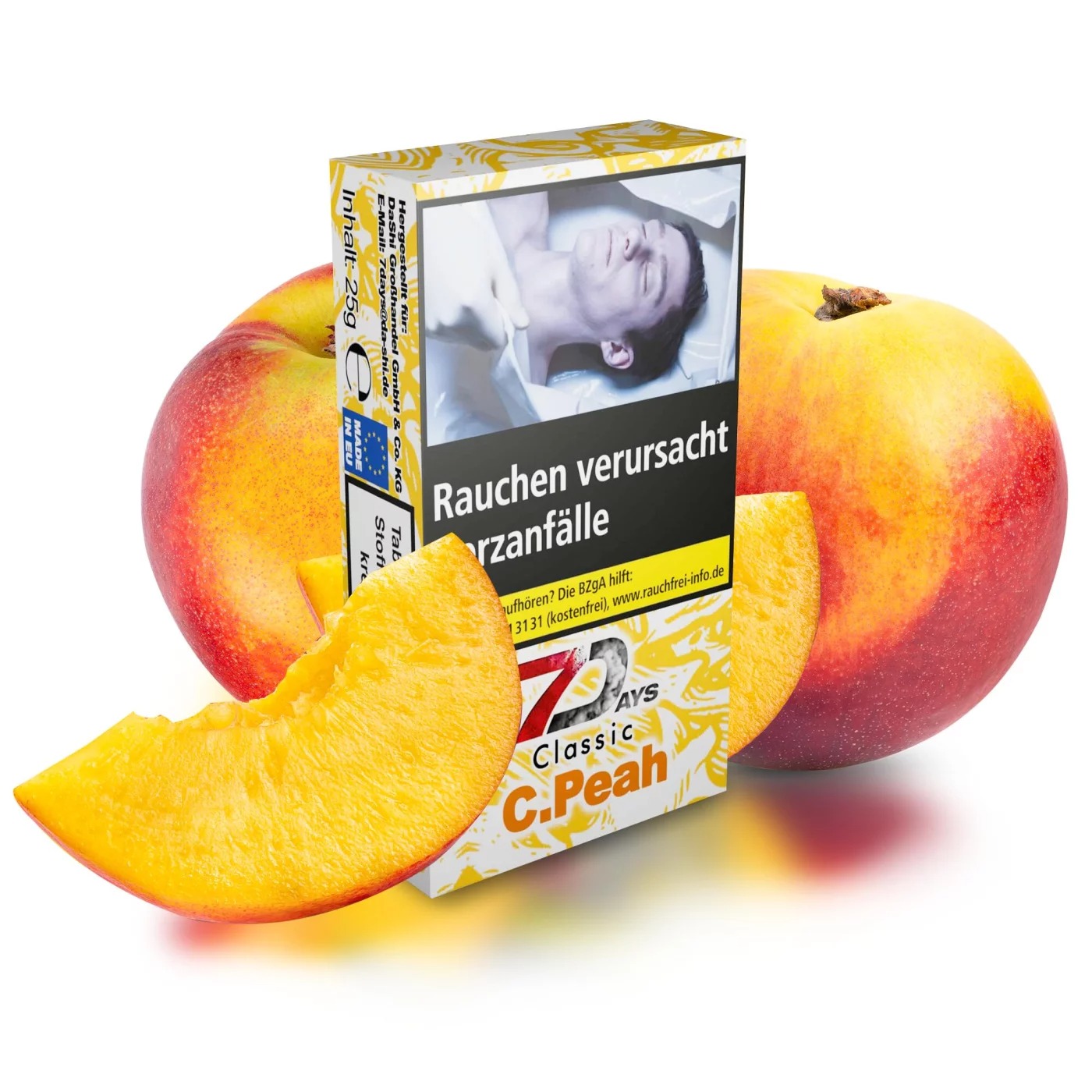 7Days Classic Shisha Tabak C. Peah 25g 7Days Classic Shisha Tabak C. Peah 25g