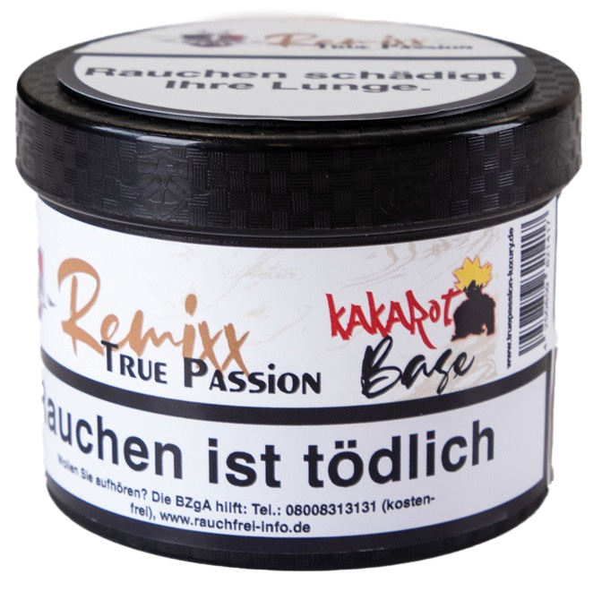 True Passion Remixx Pfeifentabak Kakarot 65g True Passion Remixx Pfeifentabak Kakarot 65g