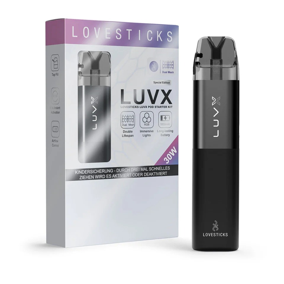 Lovesticks - LUVX Pod Kit - Black