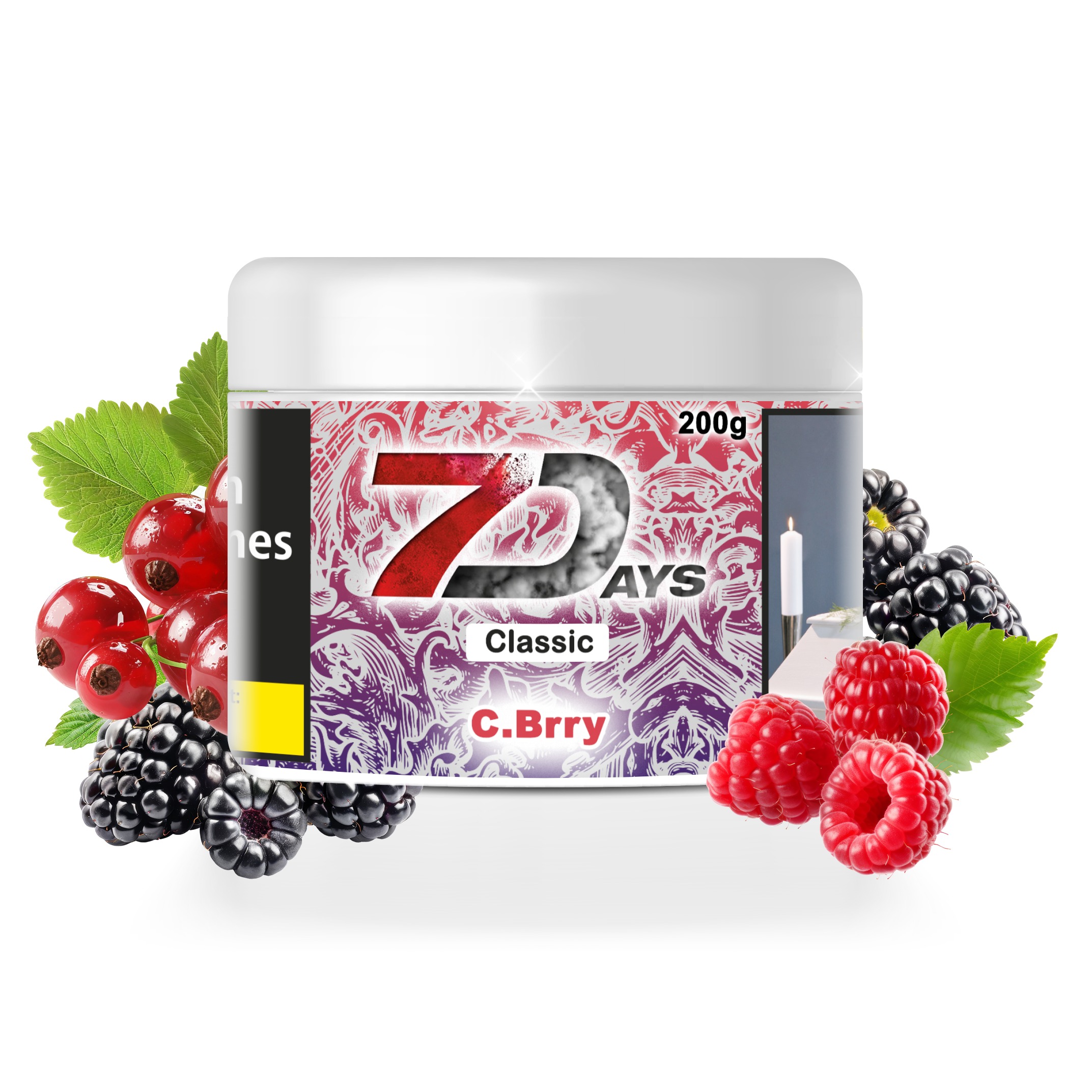 7Days Shisha Tabak C. Brry 200g 7Days Shisha Tabak C. Brry 200g