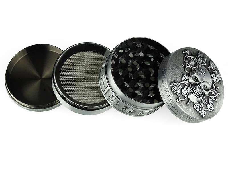 Excellent Grinder Skull with Ivy Excellent Grinder Skull with Ivy