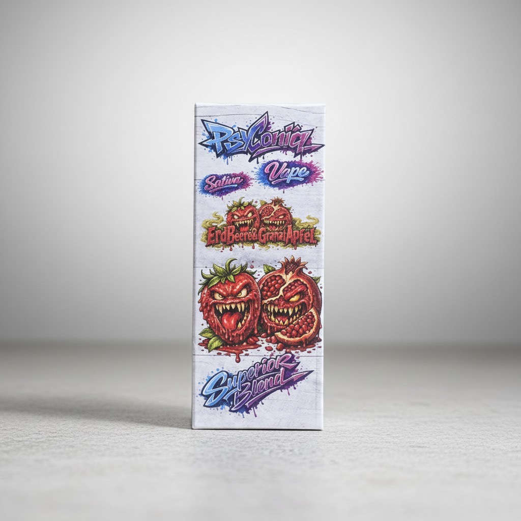 Psyconia Superior Blend Vape Erdbeere Granatapfel 1ml