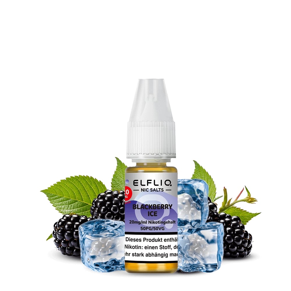 Elfliq - Blackberry Ice Nikotinsalz Liquid 10ml | 20mg/ml